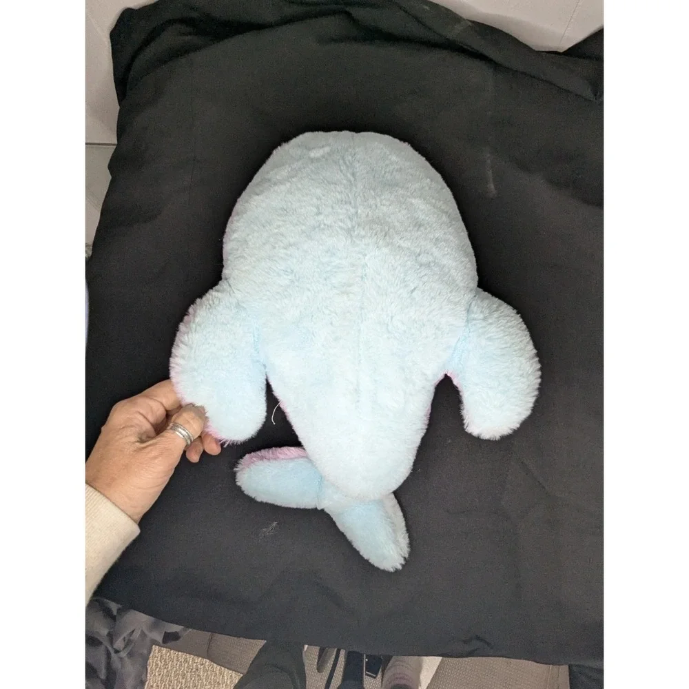 Fao Schwartz Narwhal light up bubble sounds glow brights plush stuffed‎ Toy led